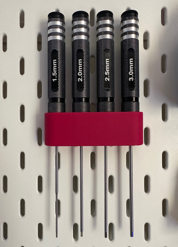 Hexagonal Screwdriver Holder - IKEA Skådis