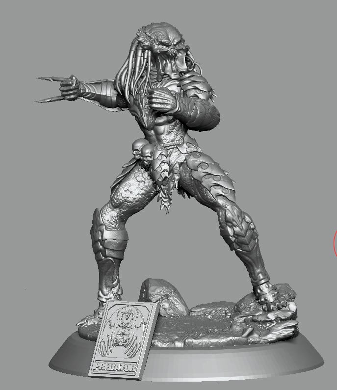 Miniatura 3 do modelo 3D Predator Bust