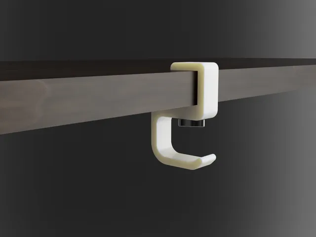Headphone Holder for IKEA LAGKAPTEN table top