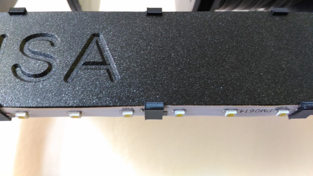 Prusa i3 LED strip clip