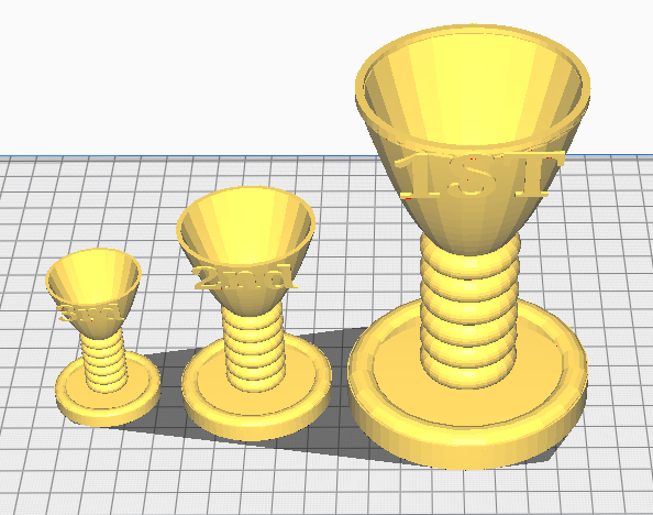 Three Trophies