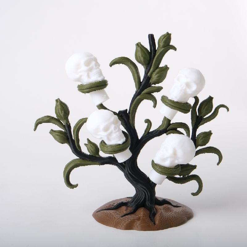 Skull Tree Bottle Stopper Holder by LaBotanique3D | Download free STL ...