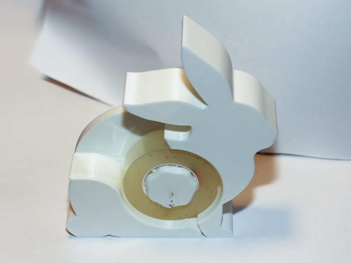 Bunny tape dispenser by Igotocds Download free STL model