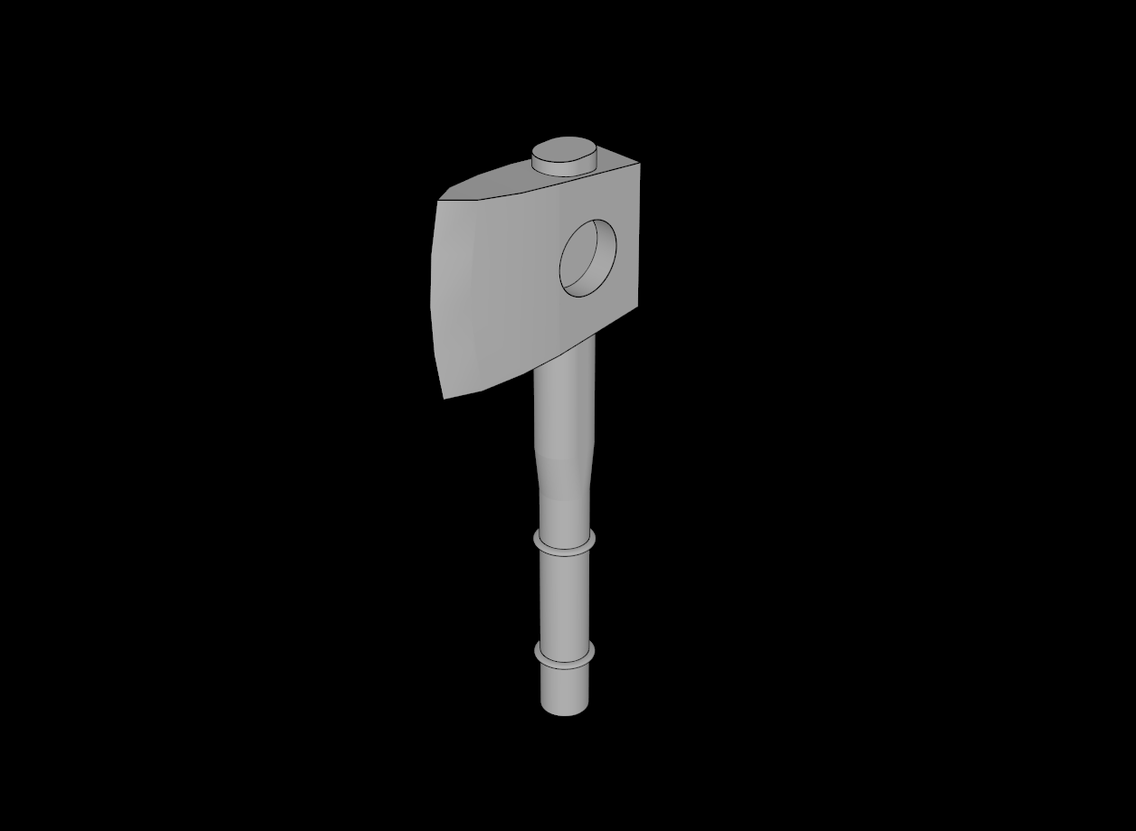 Lego Compatible (4438.dat) Fabuland Axe