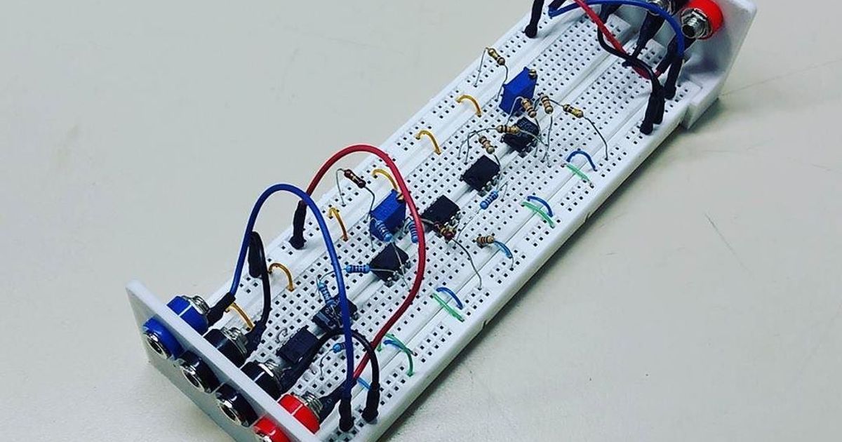 Banana jack adapter for breadboards by gtorelly Download free STL