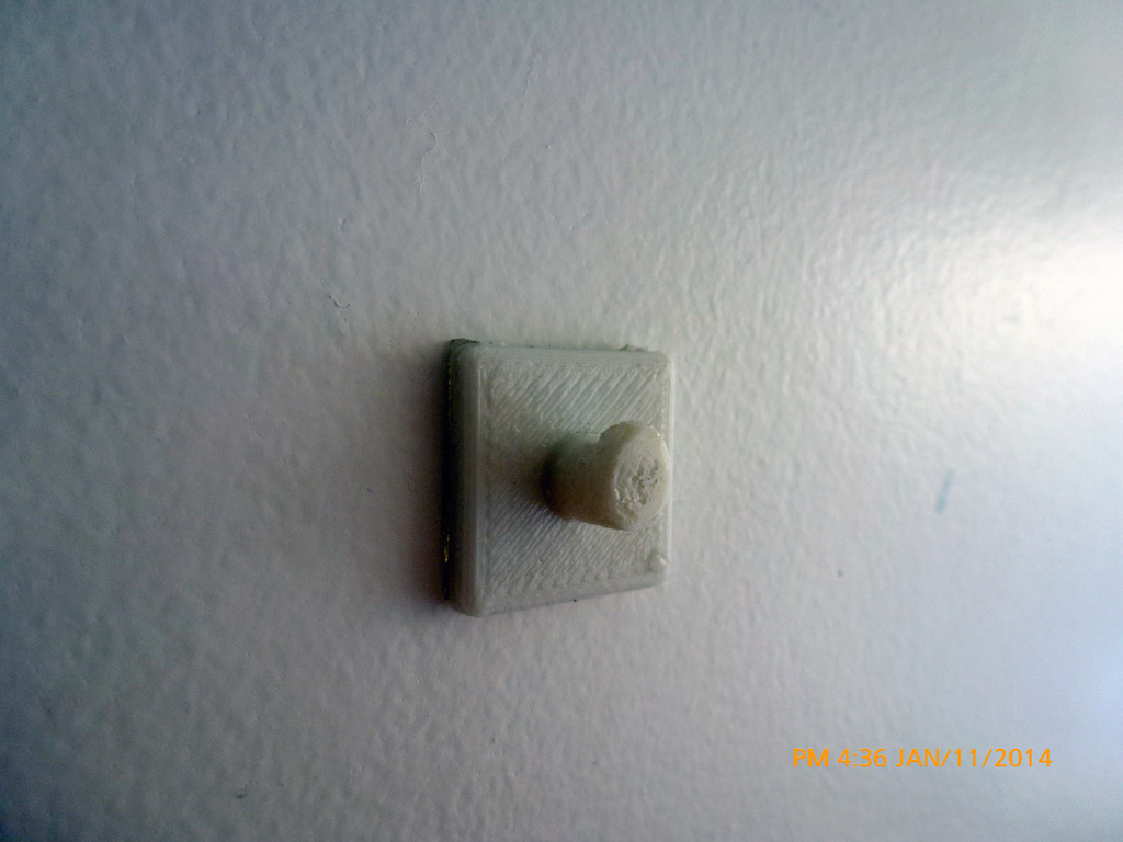 Small Wall Hook - No-nail - Rounded
