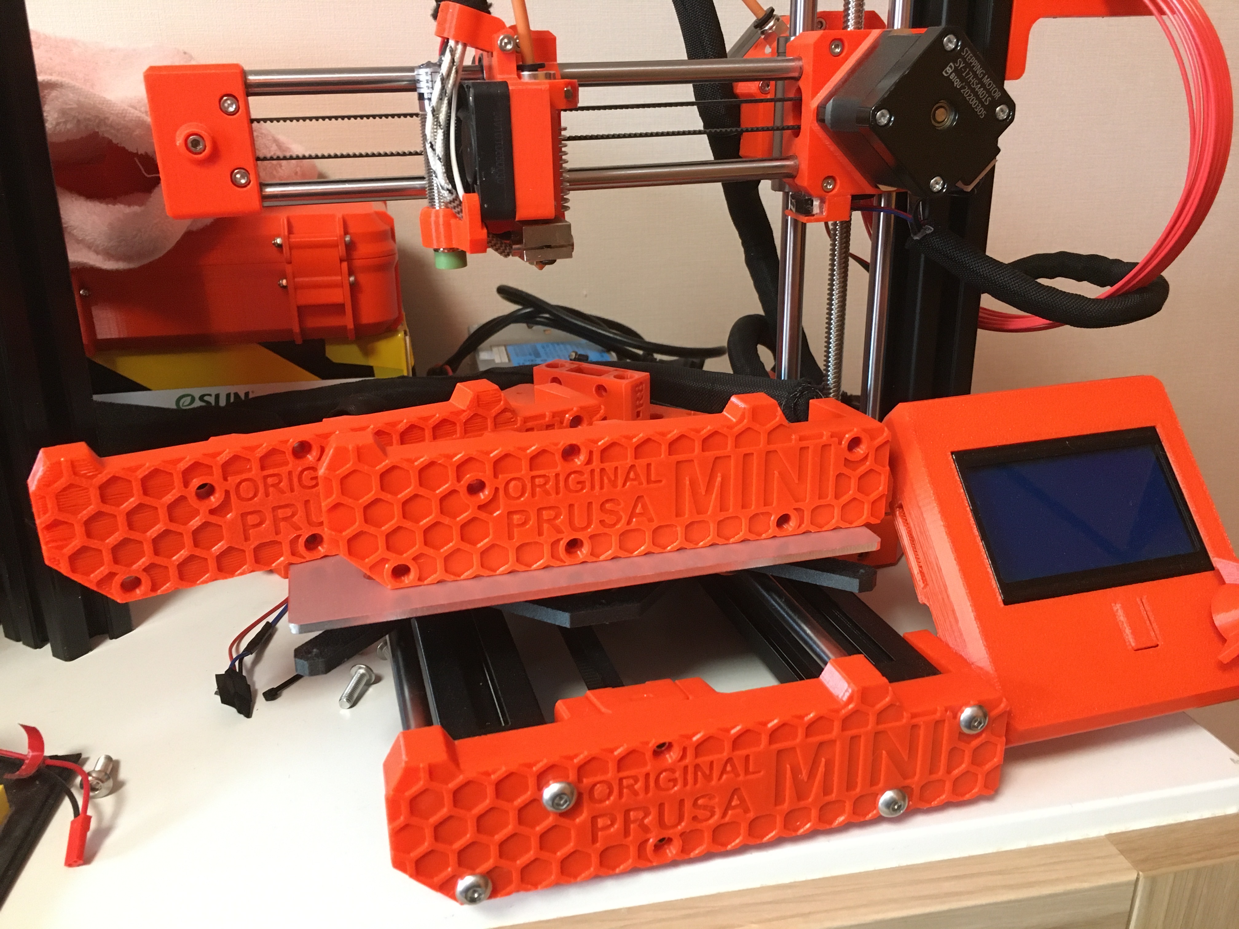 Prusa mini hexy front plate