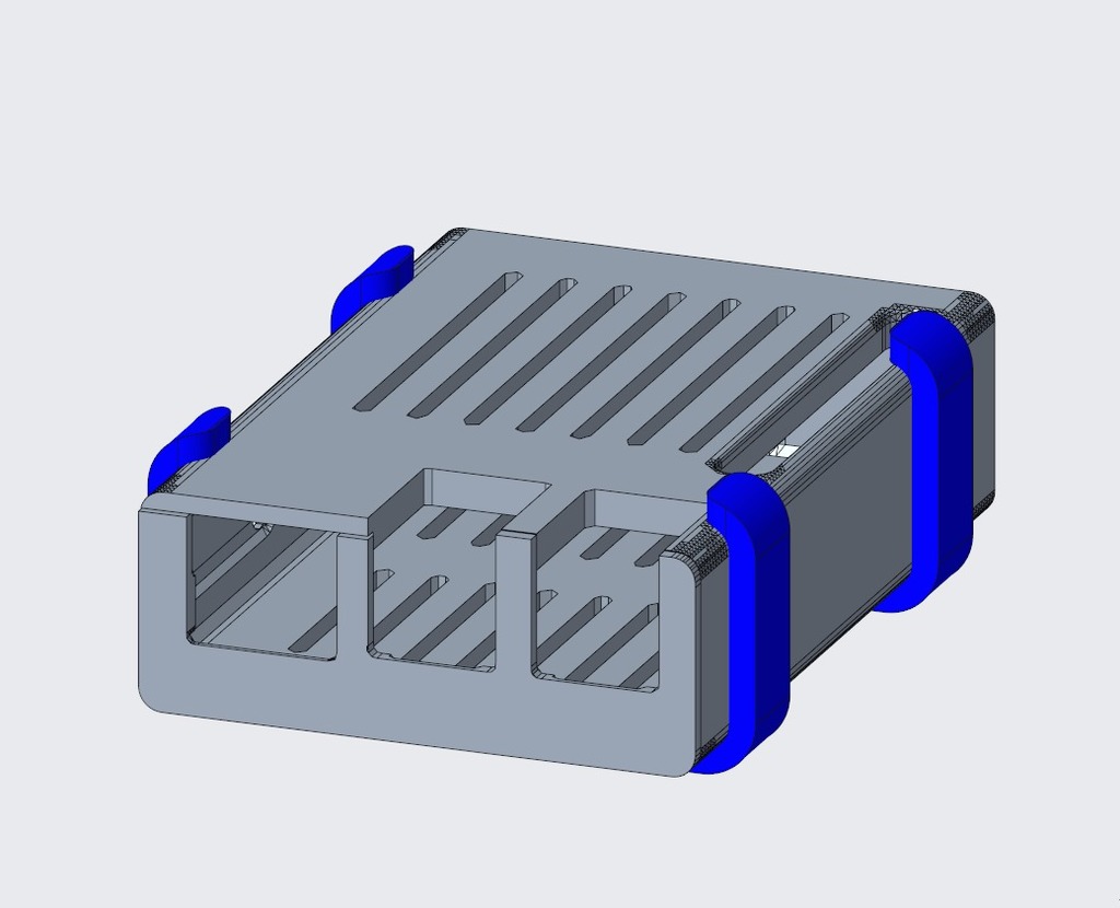 Mount for Raspberry Pi 3B+ case (detachable)