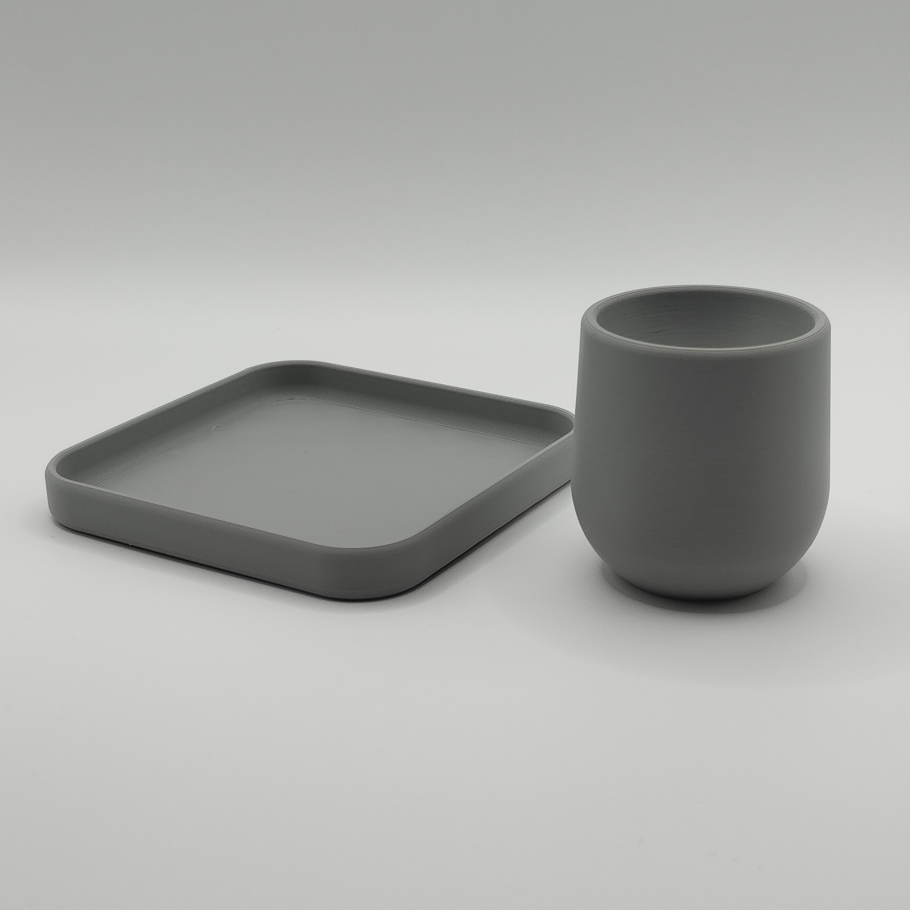 Miniatura 2 do modelo 3D Egg Cup with Coaster
