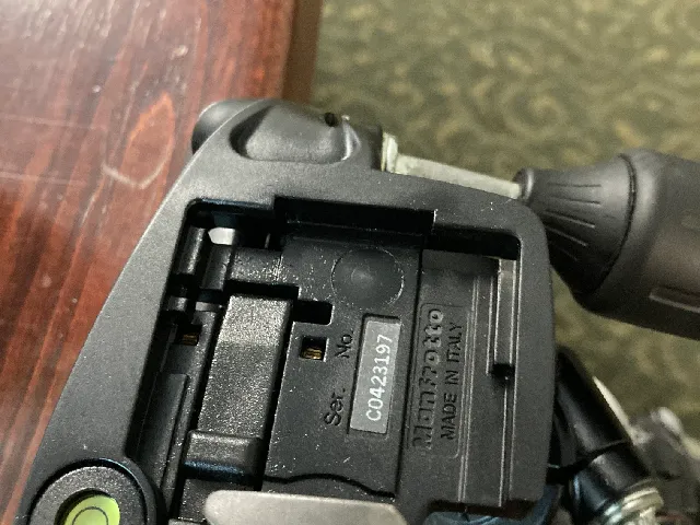 Manfrotto Tripod Quick Release Plate Model Unknown