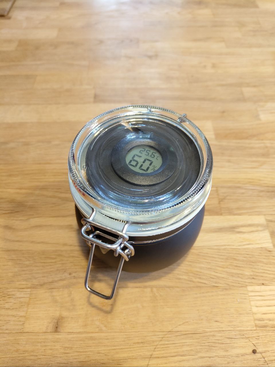 Cannabis Curing Glas - Ikea Korken Hygrometer Boveda 30g kompatibel