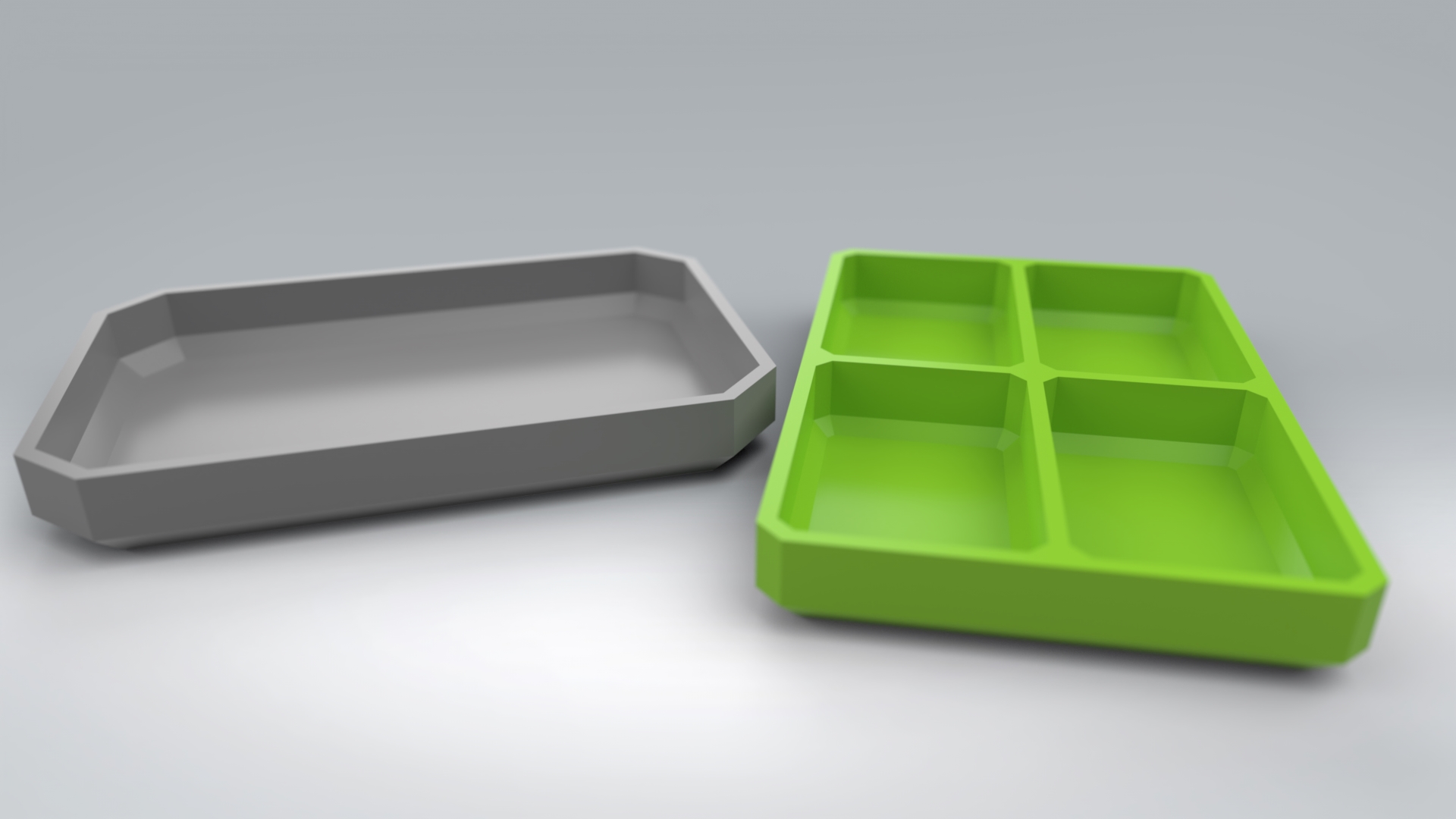 Modern Keytray (2 Versions, Easy To Print)