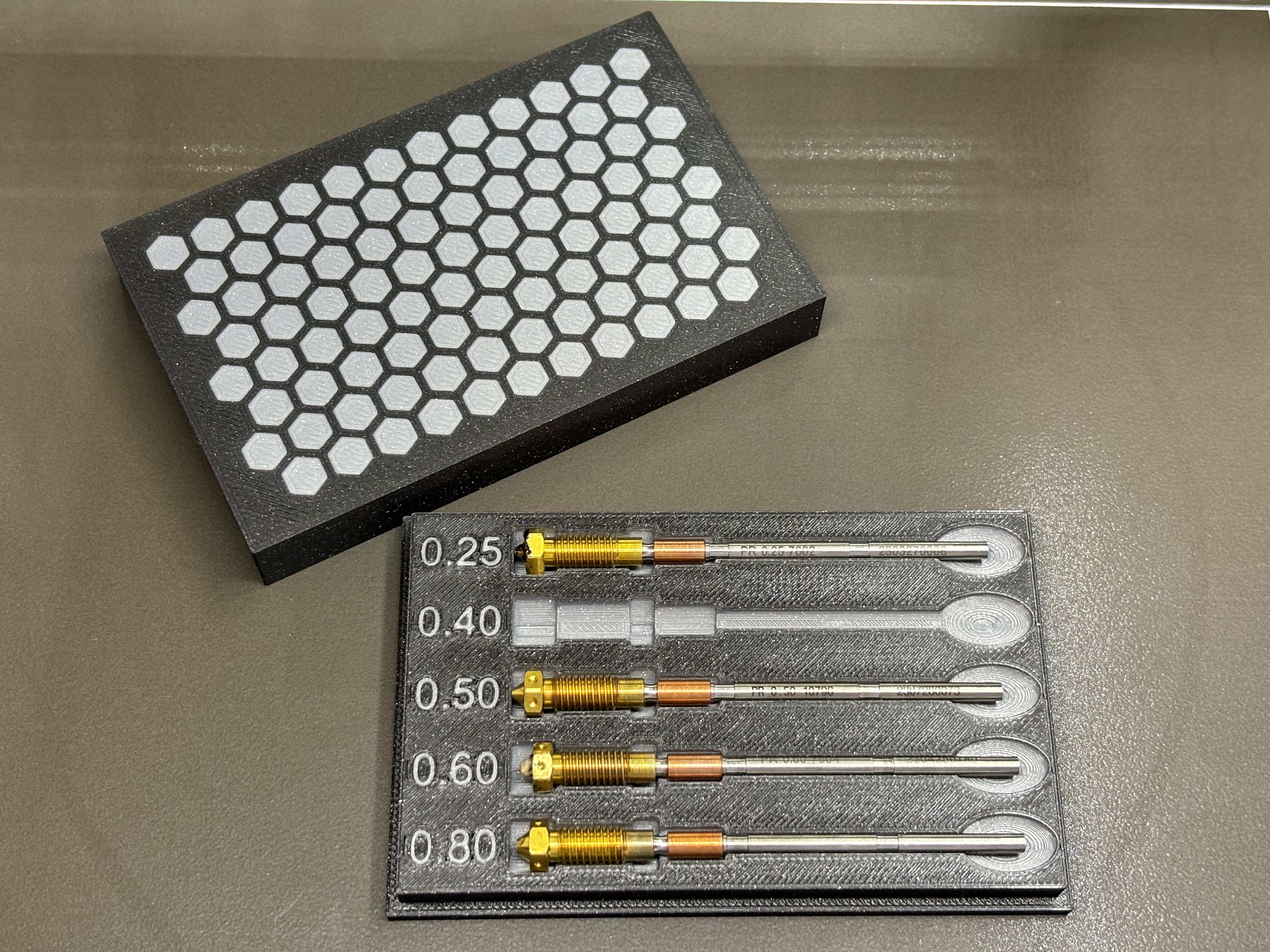 Nextruder Nozzle Box - Customizable Labels
