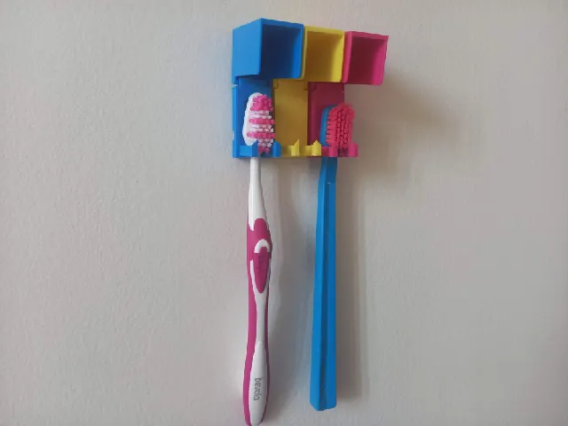 Mini modular toothbrush holder with cover/ Držiak zubnej kefky