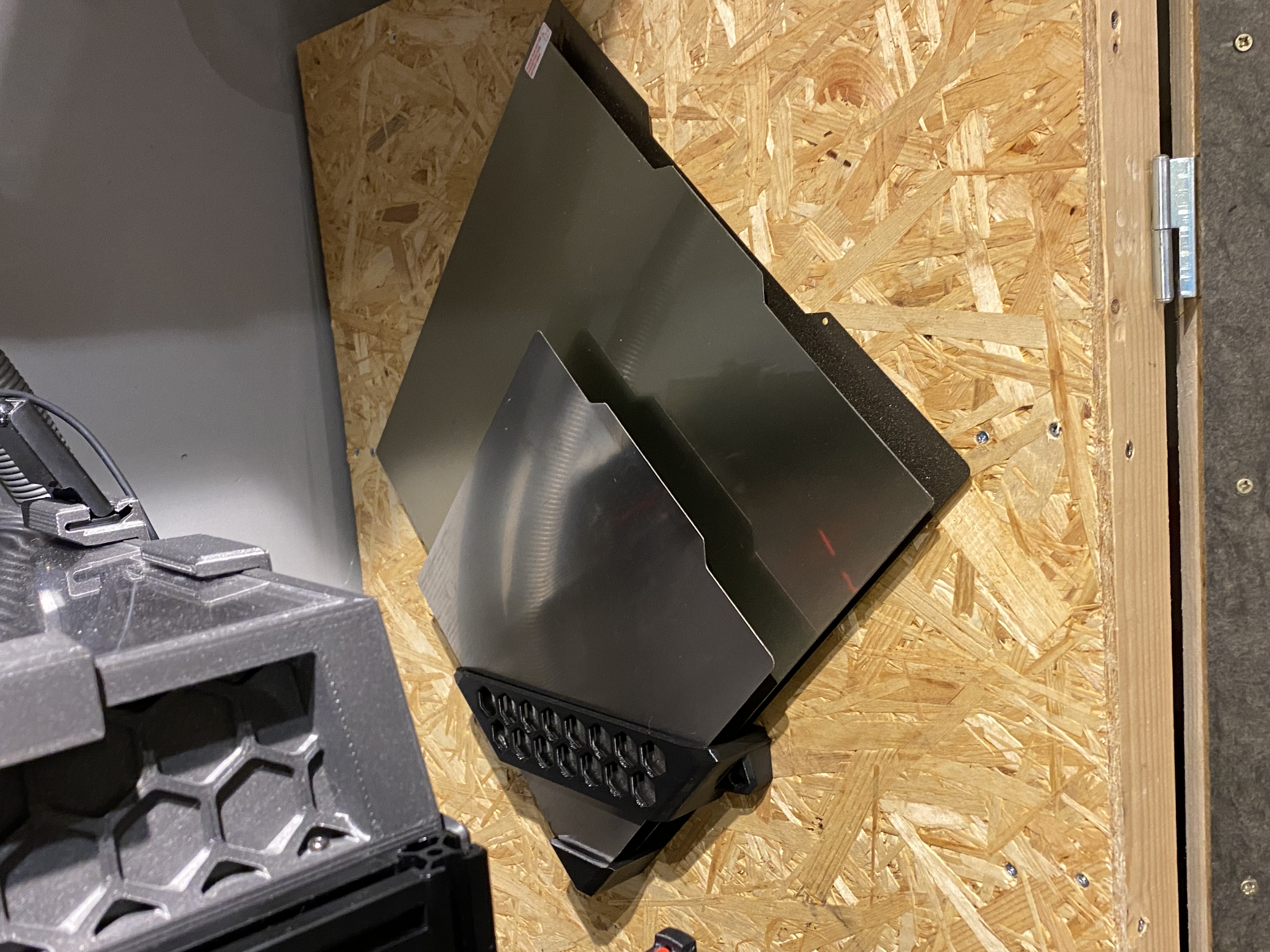 Voron Style Wall Mounted x4 Build Plate Holder Multi Size 220, 235, 250, 300, 350 print bed