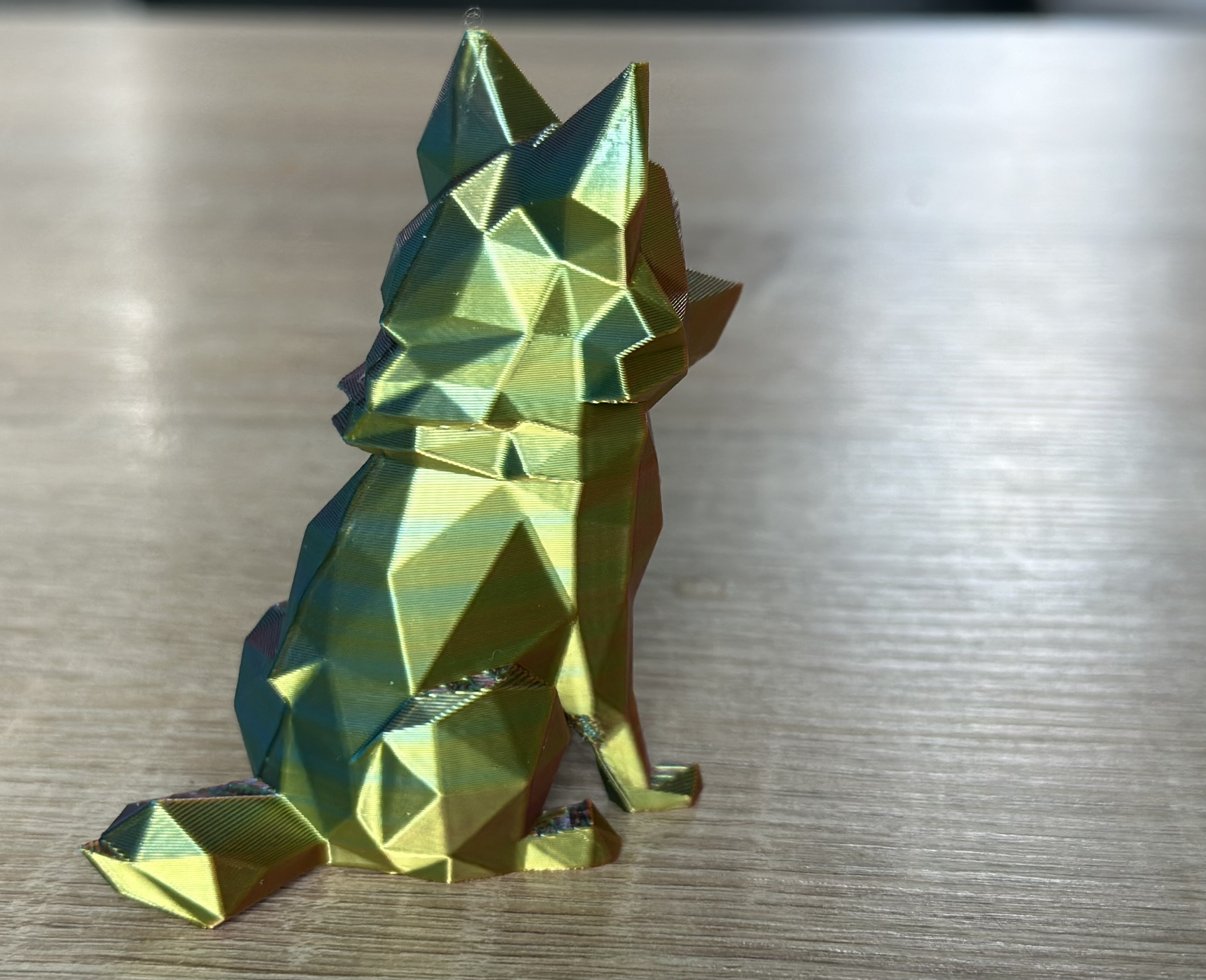 Low poly wolf by Martin20 | Download free STL model | Printables.com