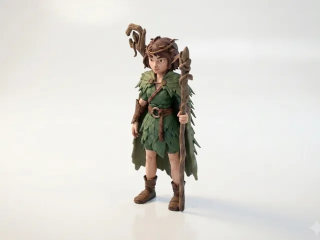 Tree Elf Fantasy Figurine Miscellaneous 3D Printable