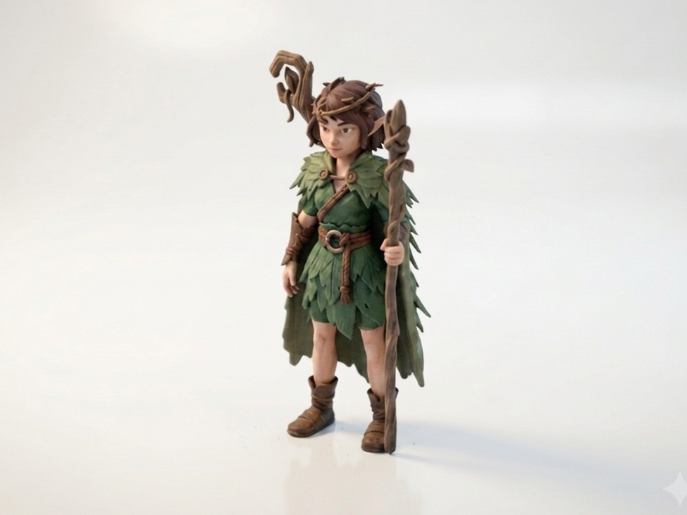 Tree Elf Fantasy Figurine Miscellaneous 3D Printable