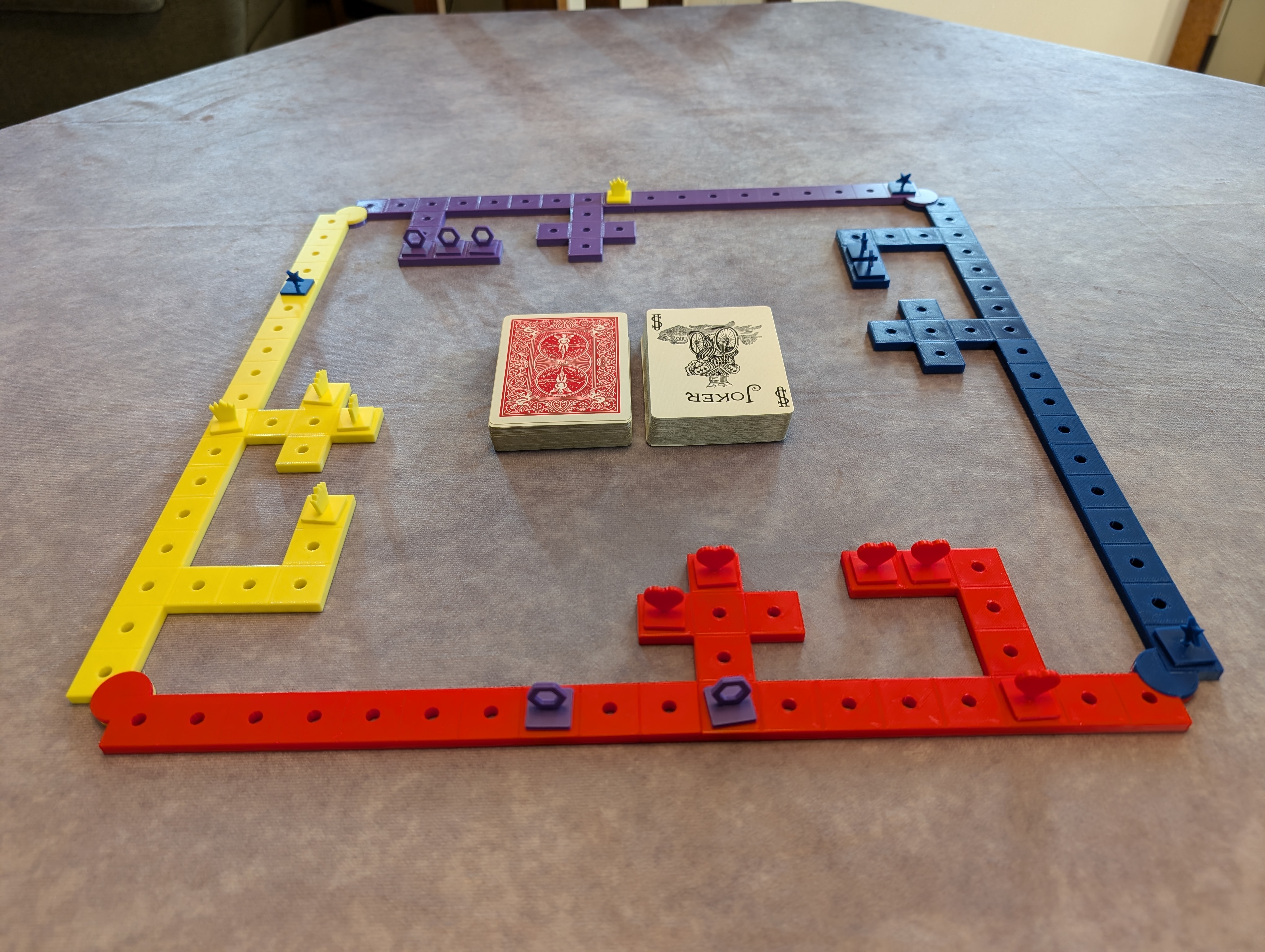 Pegs and Jokers Game Set (Trouble, Aggravation, Sorry, Parcheesi)