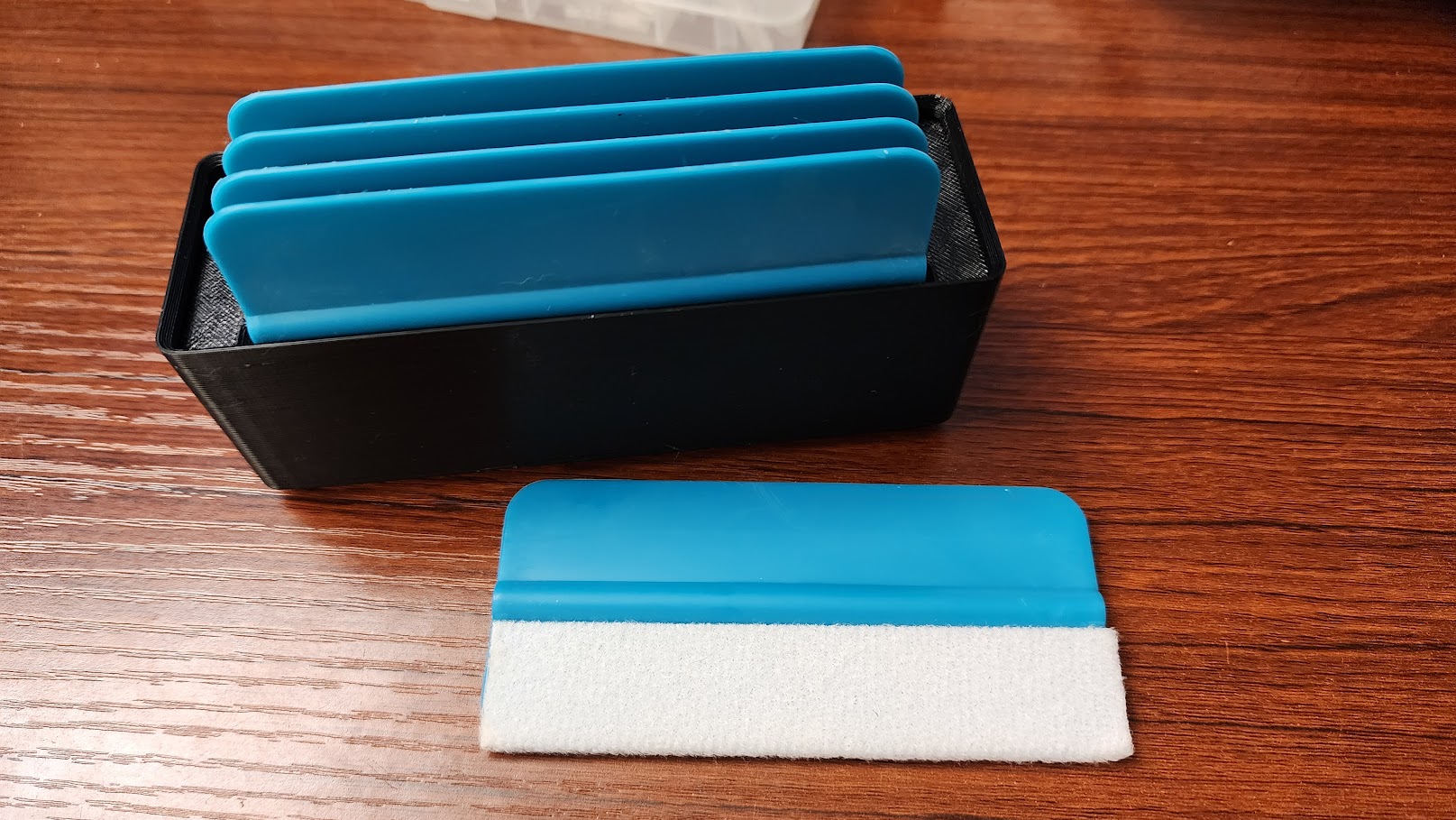 Gridfinity Vinyl Decal / Window Tint Squeegee Applicator Holder by