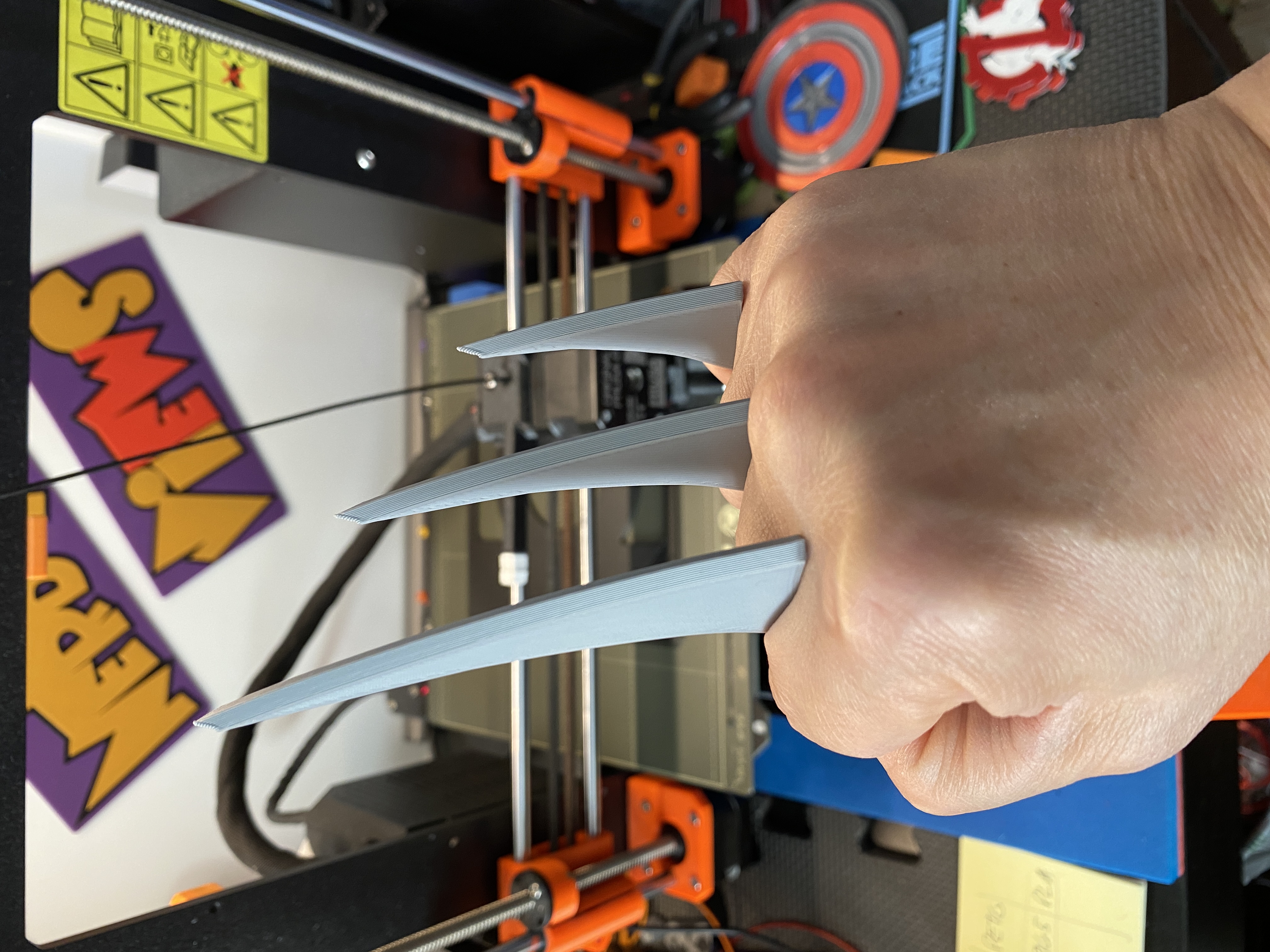 Miniatura 12 do modelo 3D Wolverine Claws