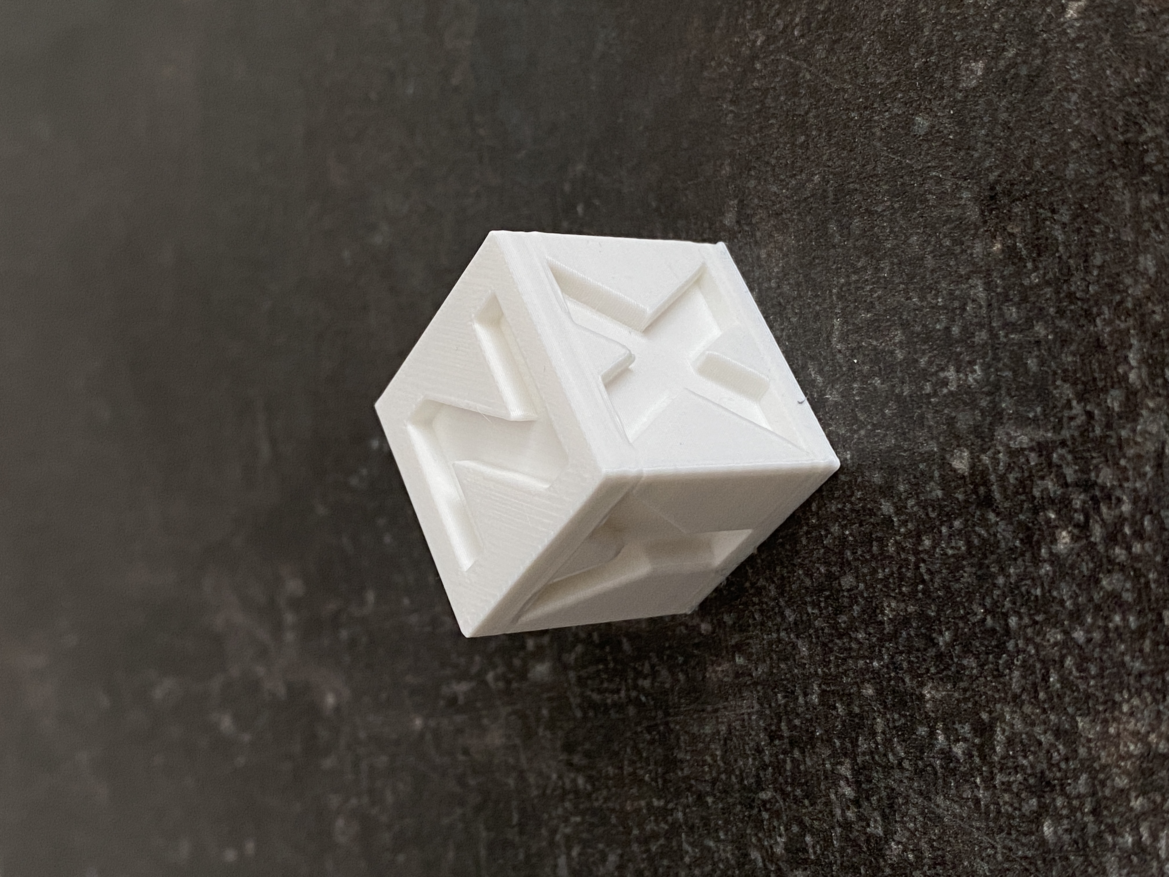XYZ cube calibrate test 25x25x25mm