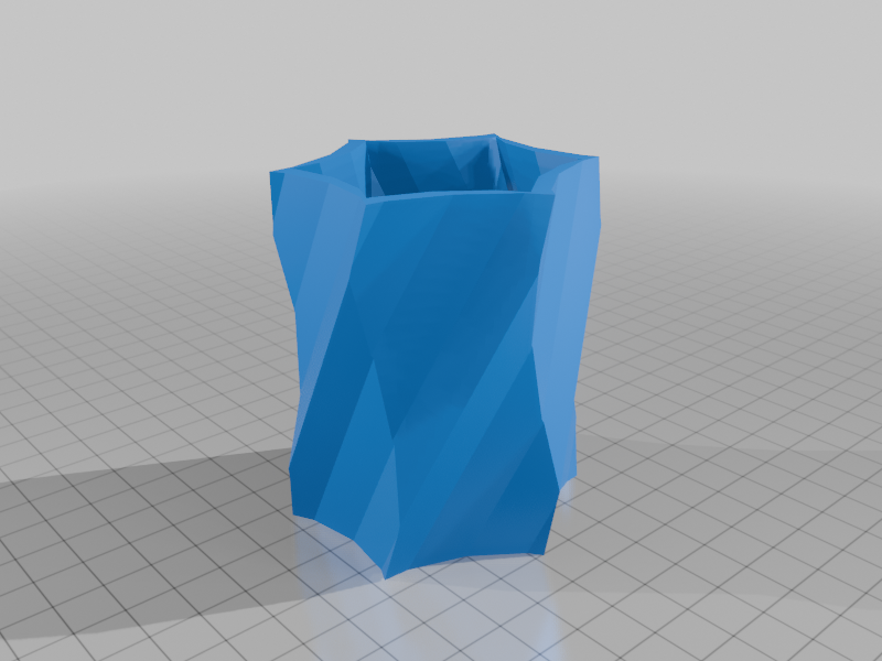 Miniatura 2 do modelo 3D Hexagonal Vase