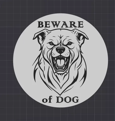 Beware of Dog Sign