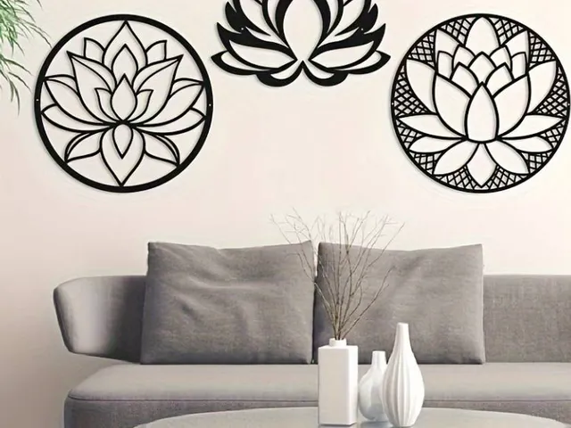 3Pcs Classic Lotus Flower