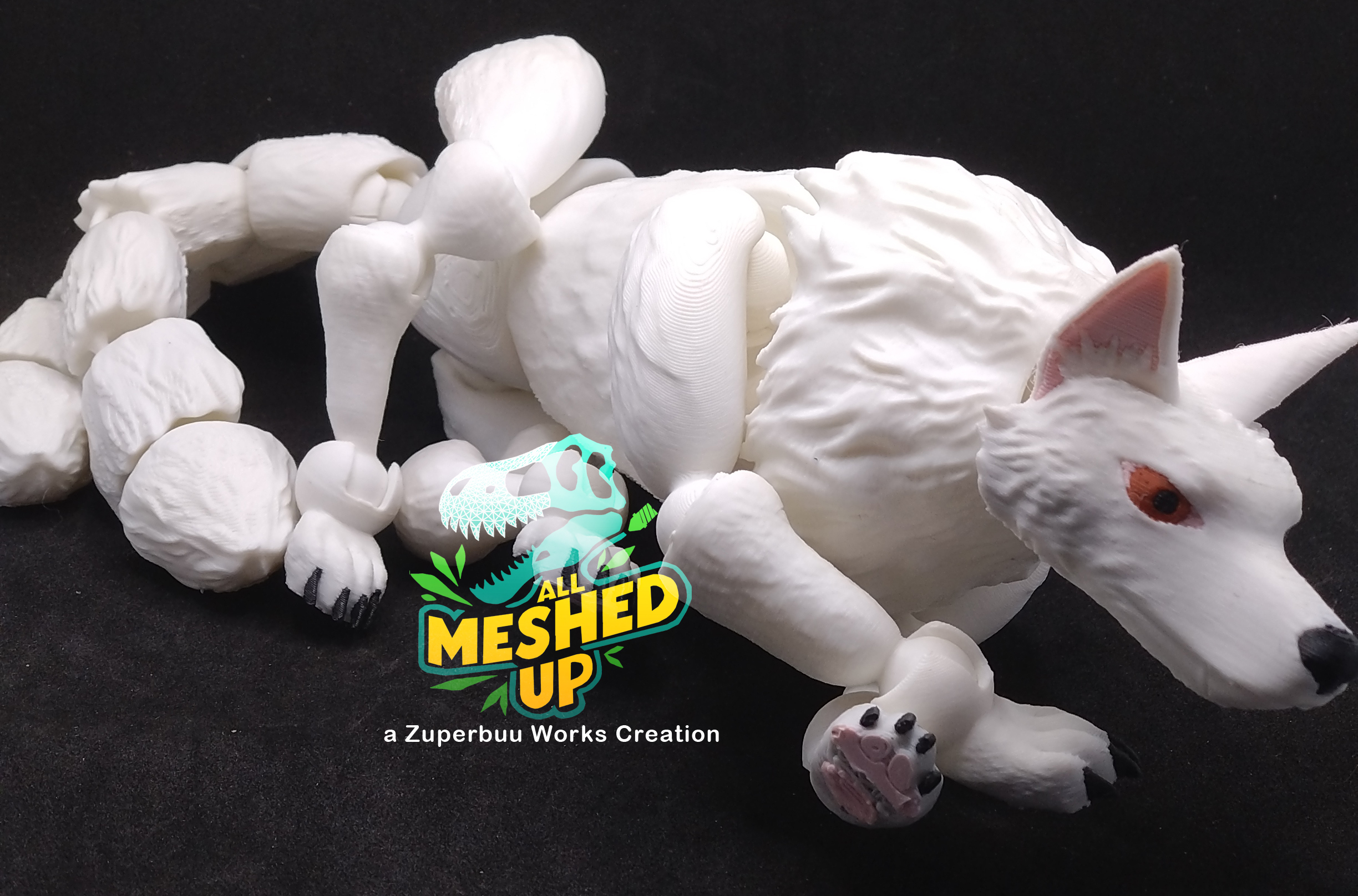 Articulated Mystical Moro Wolf Toy
