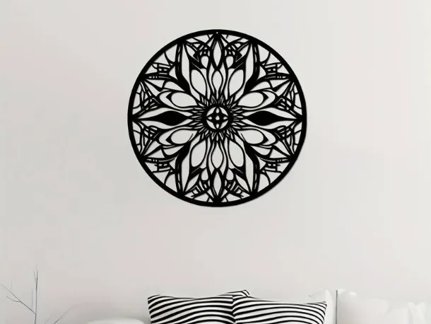 Mandala Flower Wall Art