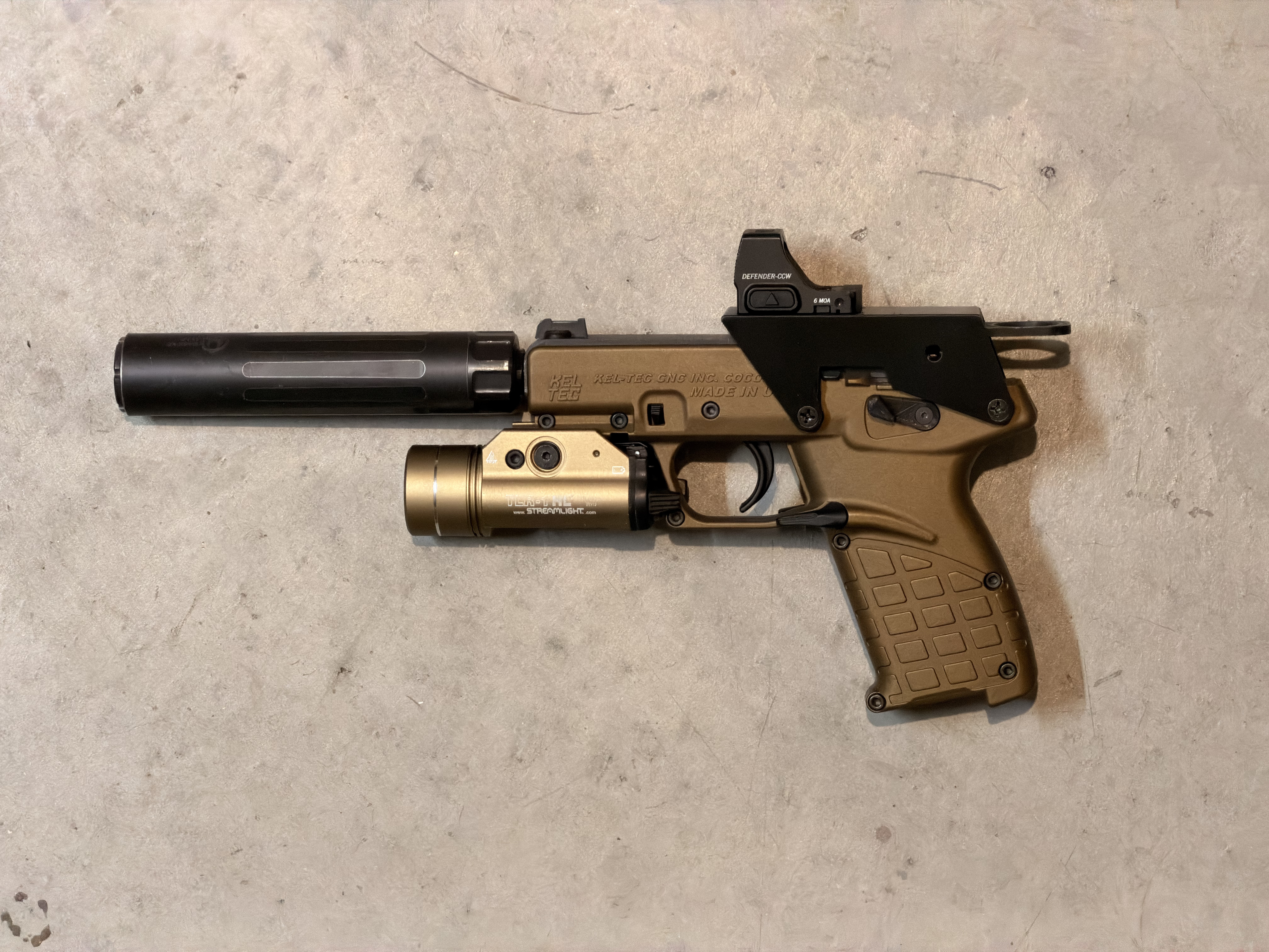 Kel-Tec P17 Frame Mounted Red Dot Mount and Bolt Action Mod (KelRod)