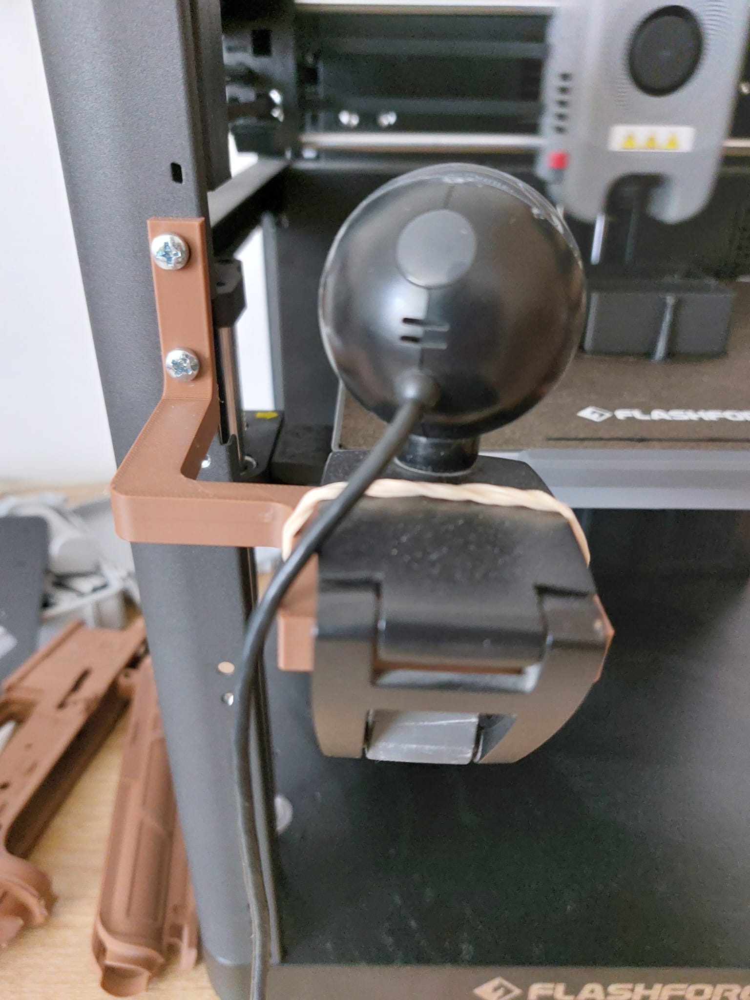 Miniatura 2 do modelo 3D usb camera mount for FF AD5M