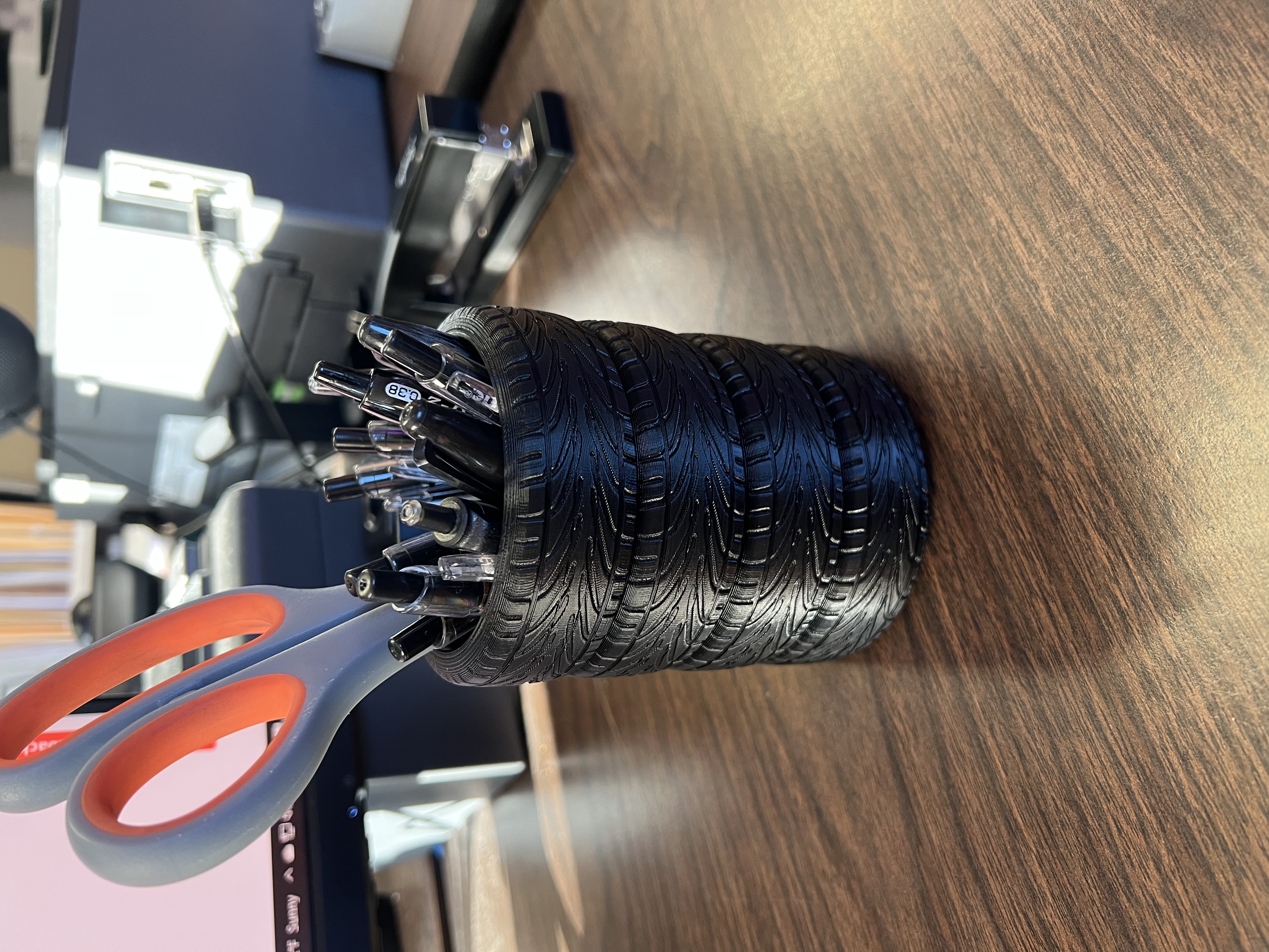 Stacked Tires Pen Holder