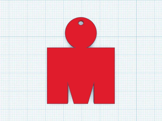 Ironman Competition Keychain