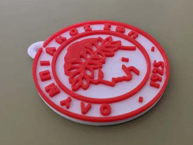 Olympiakos (OSFP) Greek Sports Team keychain ΟΣΦΠ