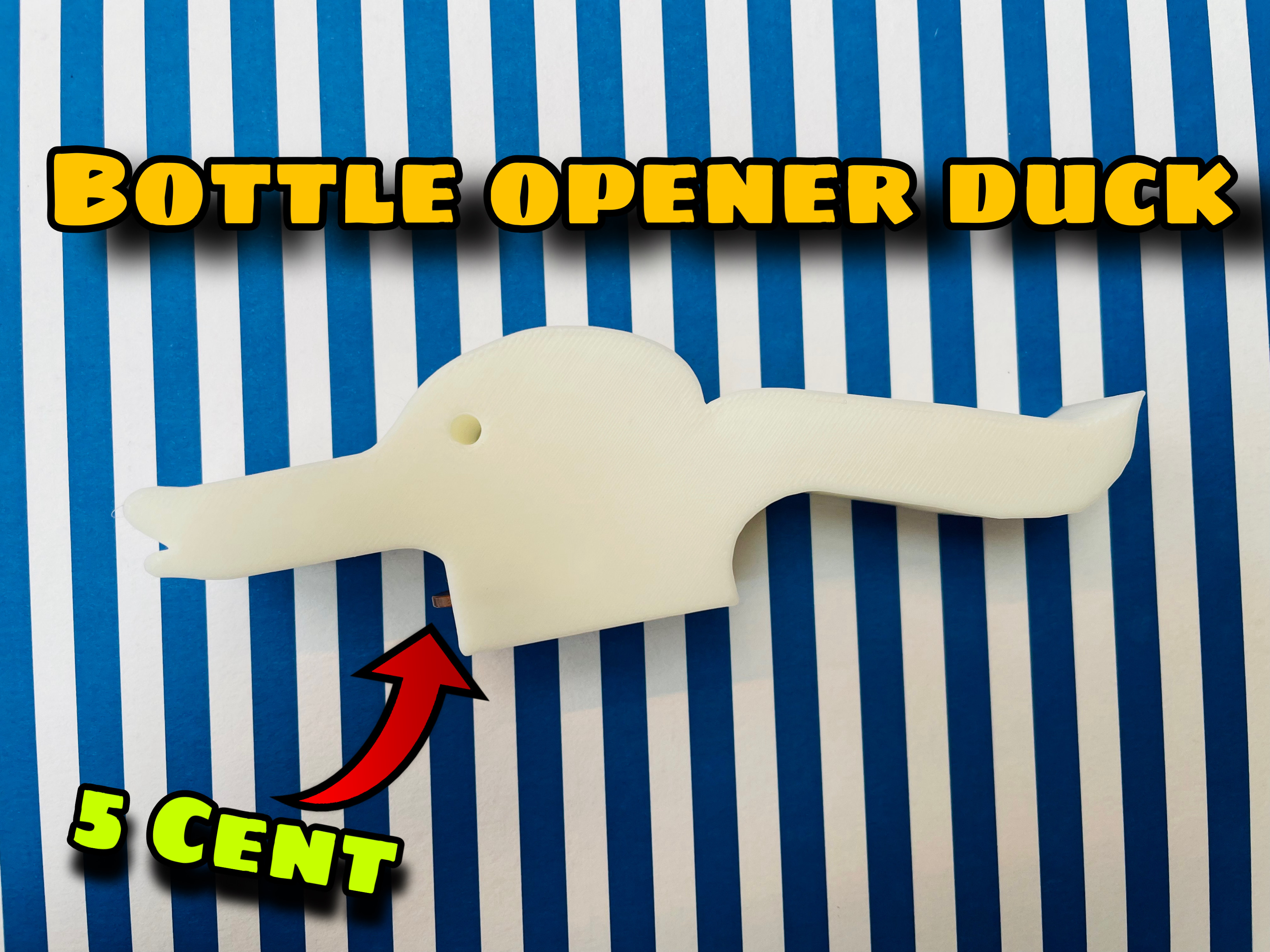 Bottle opener duck