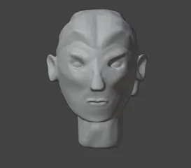 Man head bust