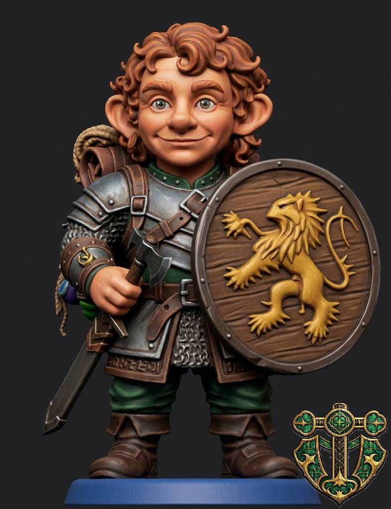 Halfling Fighter — miniatura 2