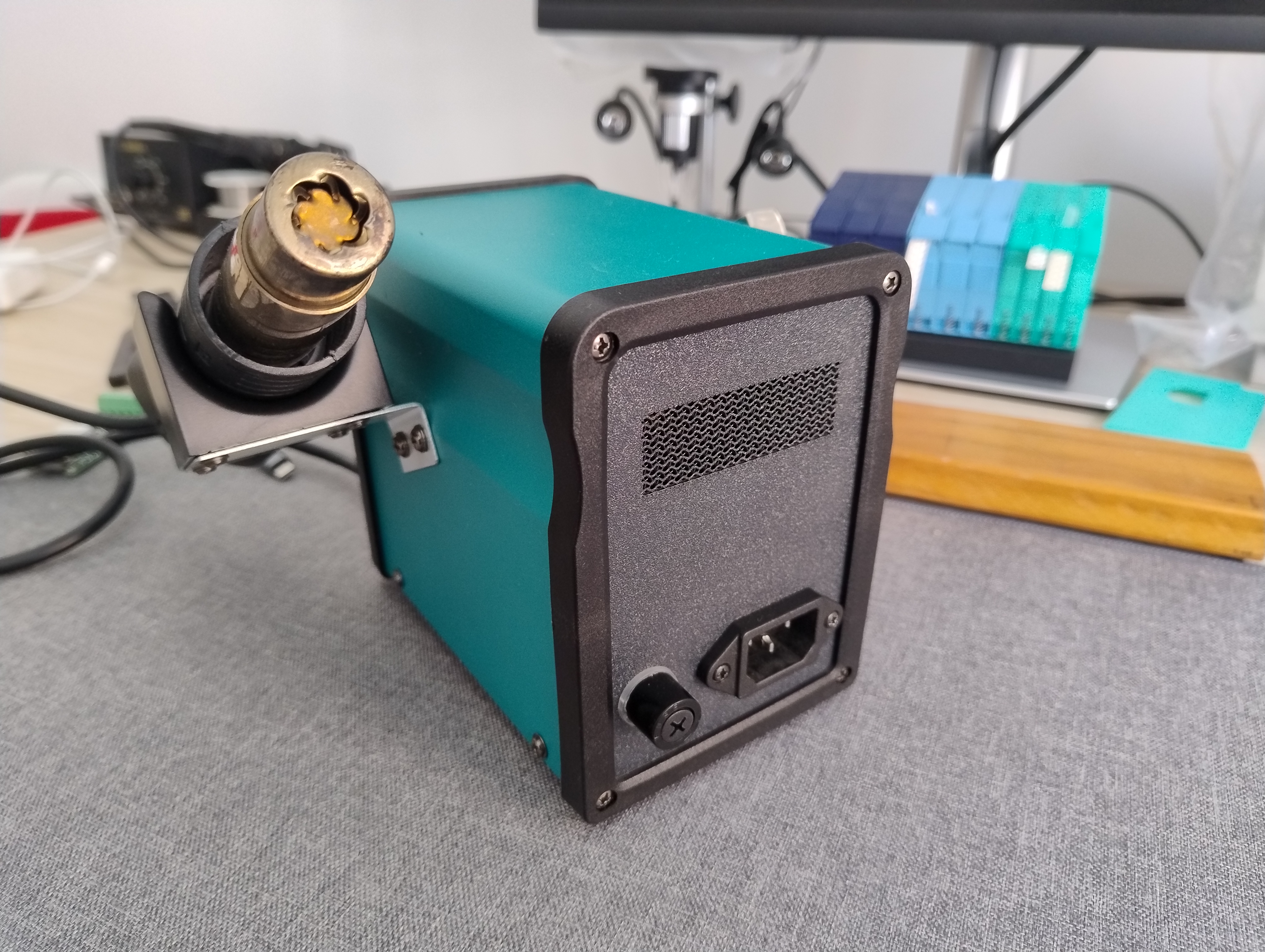 YIHUA IEC connector cable interlock hot air station