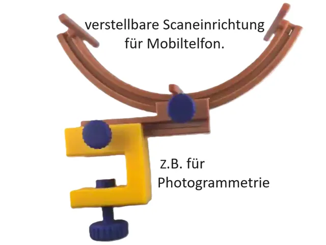 verstellbare Scanner-Einrichtung für Mobiltelefon