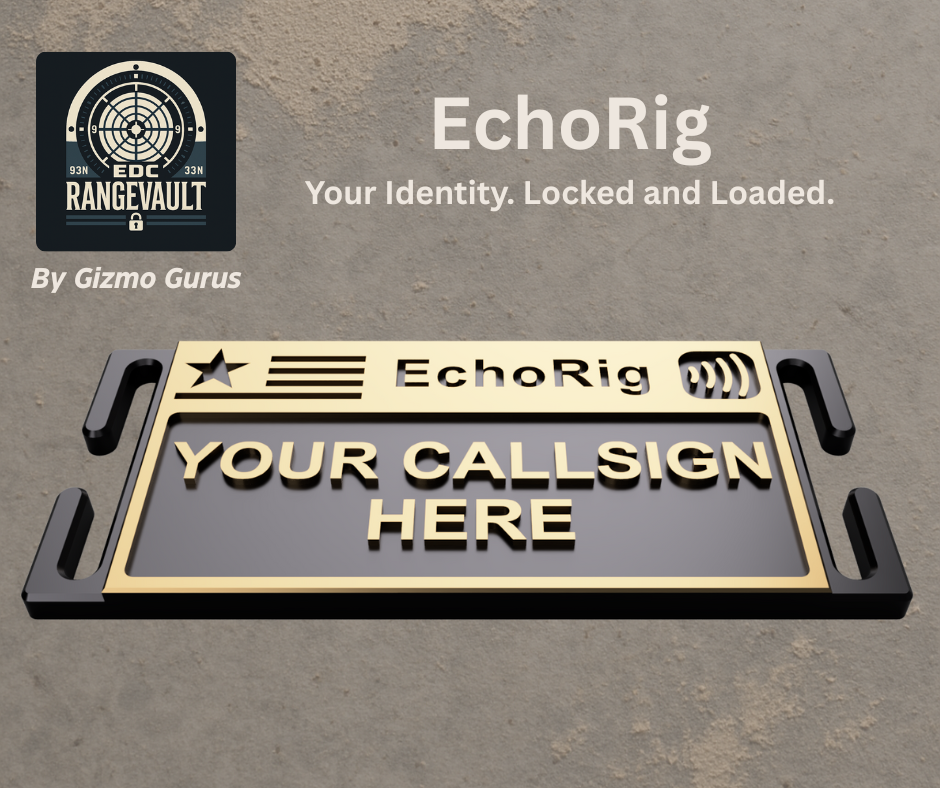 EchoRig V2.0 – Compact MOLLE Nametag | RangeVault Series