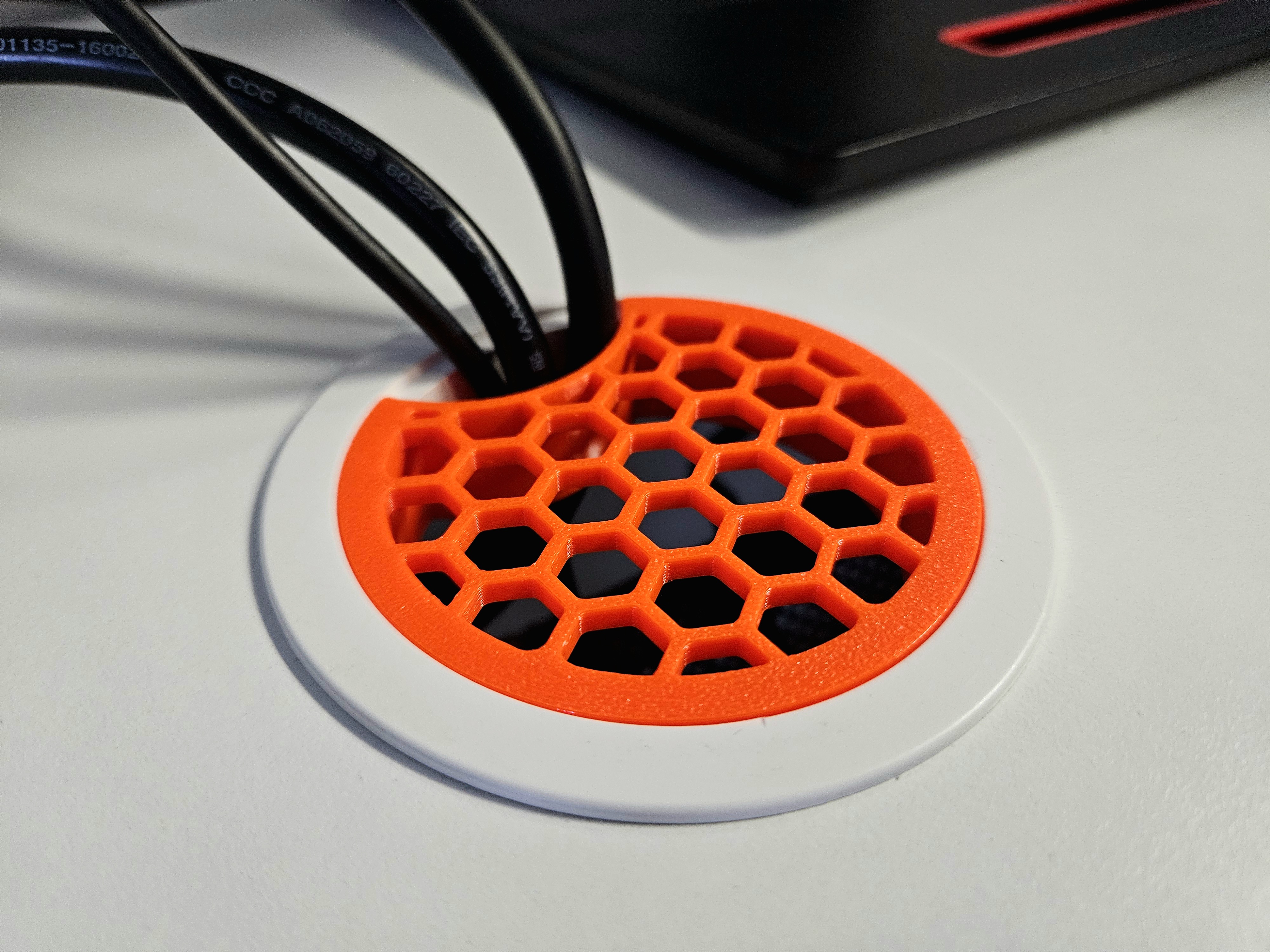 Desk hole cover