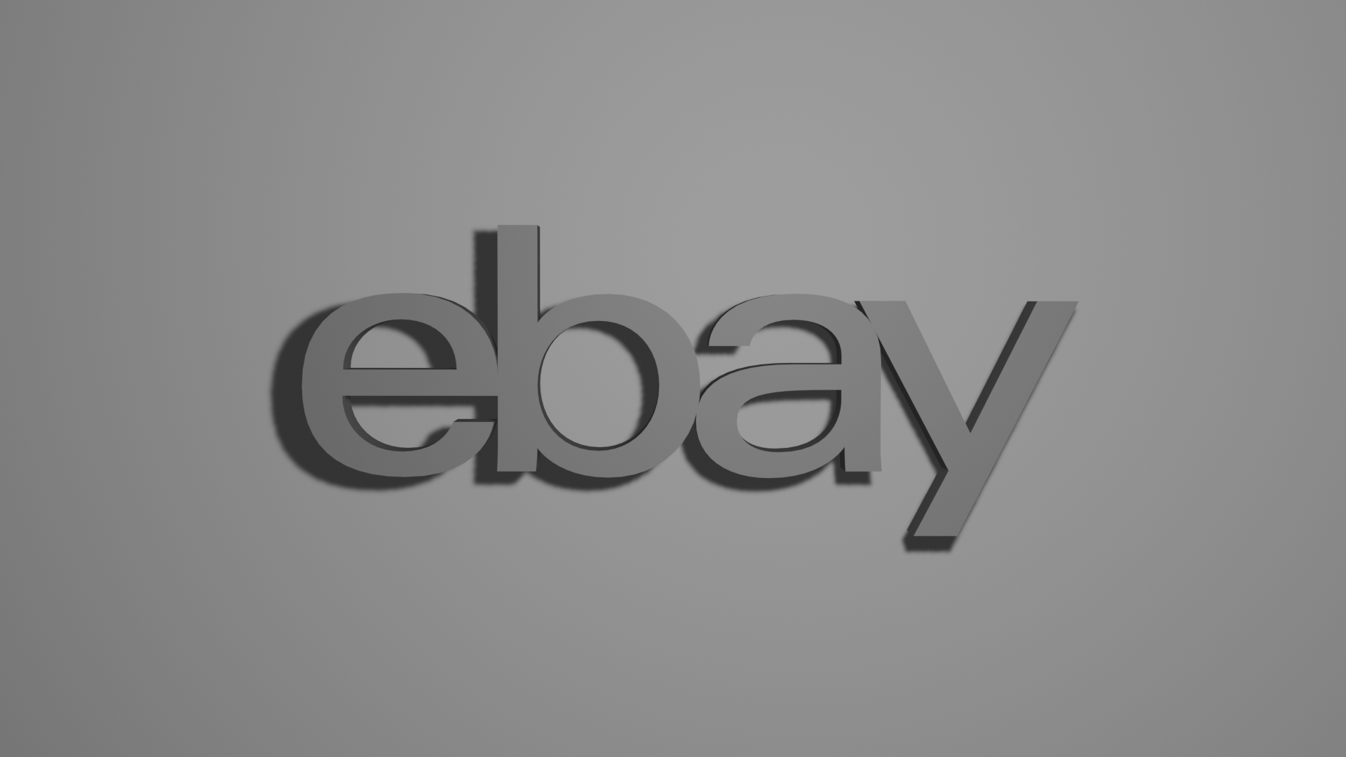 eBay logo by tubi | Download free STL model | Printables.com