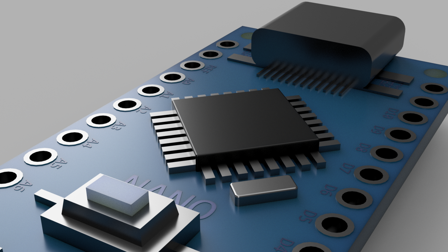 Arduino Nano - F3D, STL, OBJ, 3MF Formats