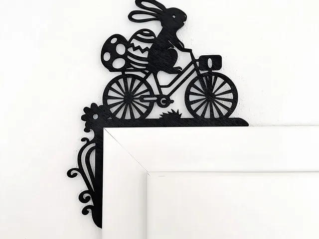 WallArt - Osterhase Türrahmen 001