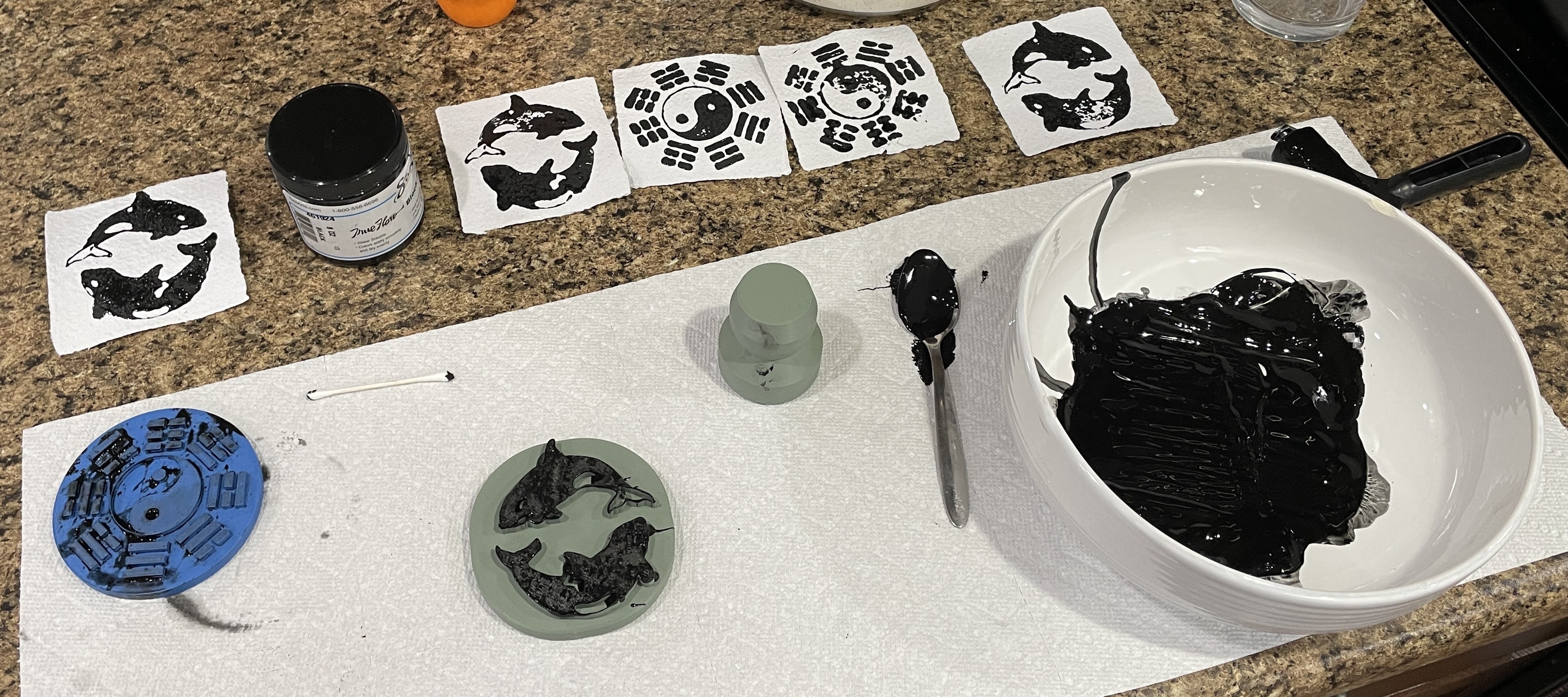 Ink Block Printing