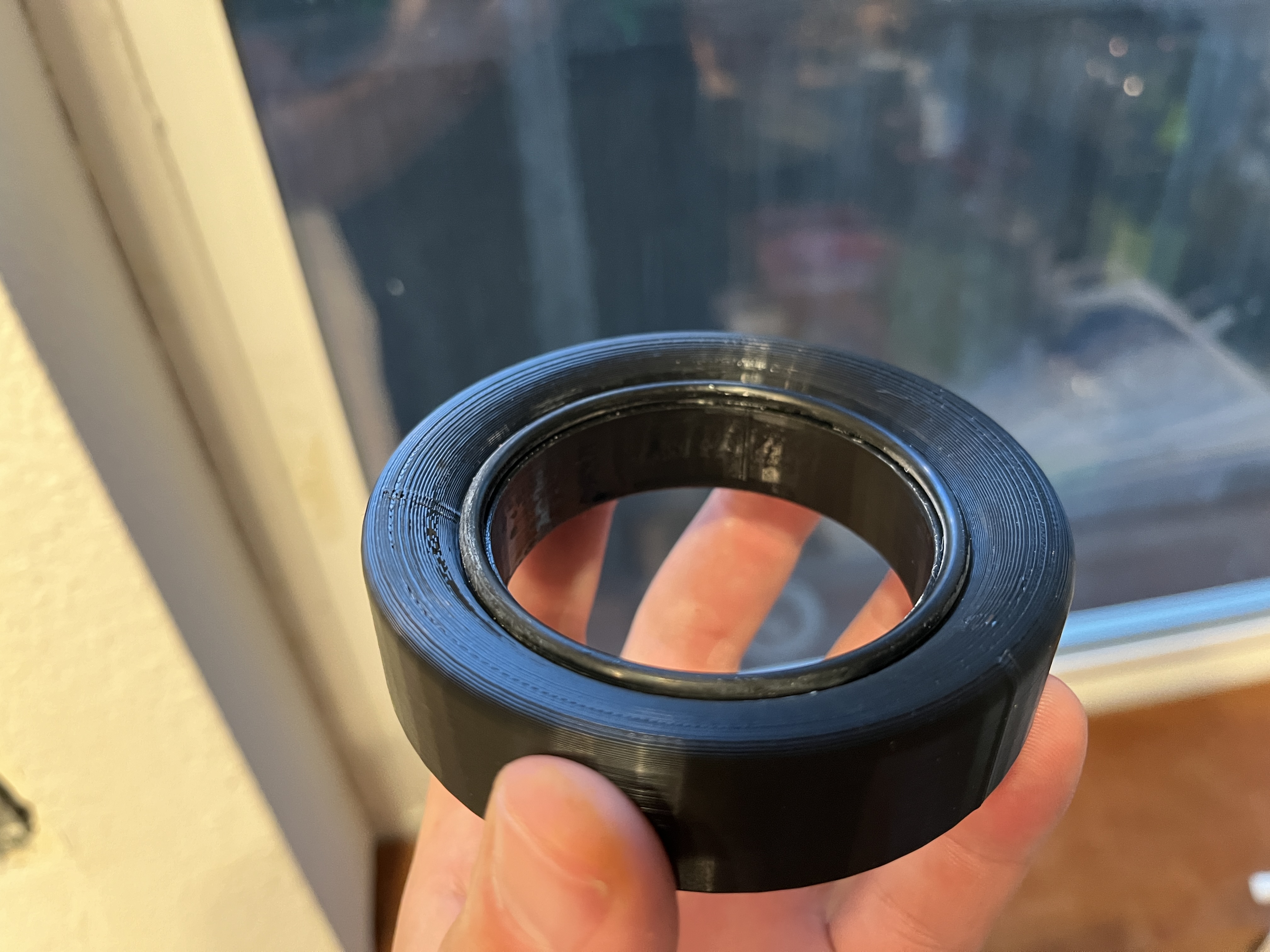 Round bottom flask holder with 2" oring