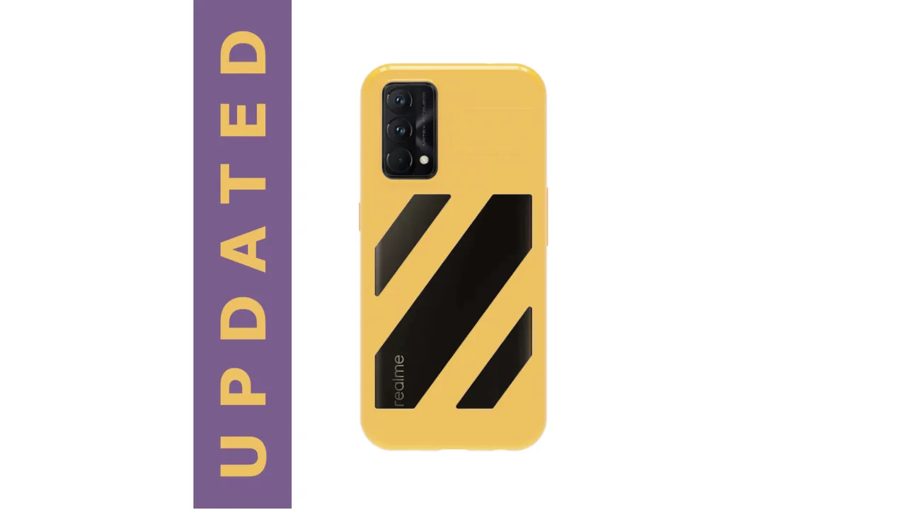 HONLEN Handyhülle Für Realme GT Master Edition – Transparentes TPU-Case Mit Farbverlauf, 4-Ecken-Schutz, Schwarz-gold