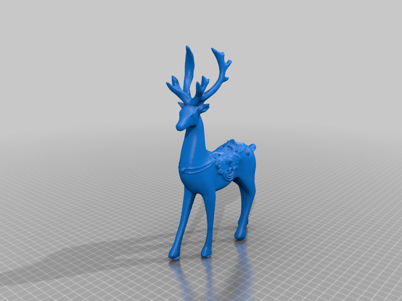 Santa claus's reindeer（generated by revopoint pop）